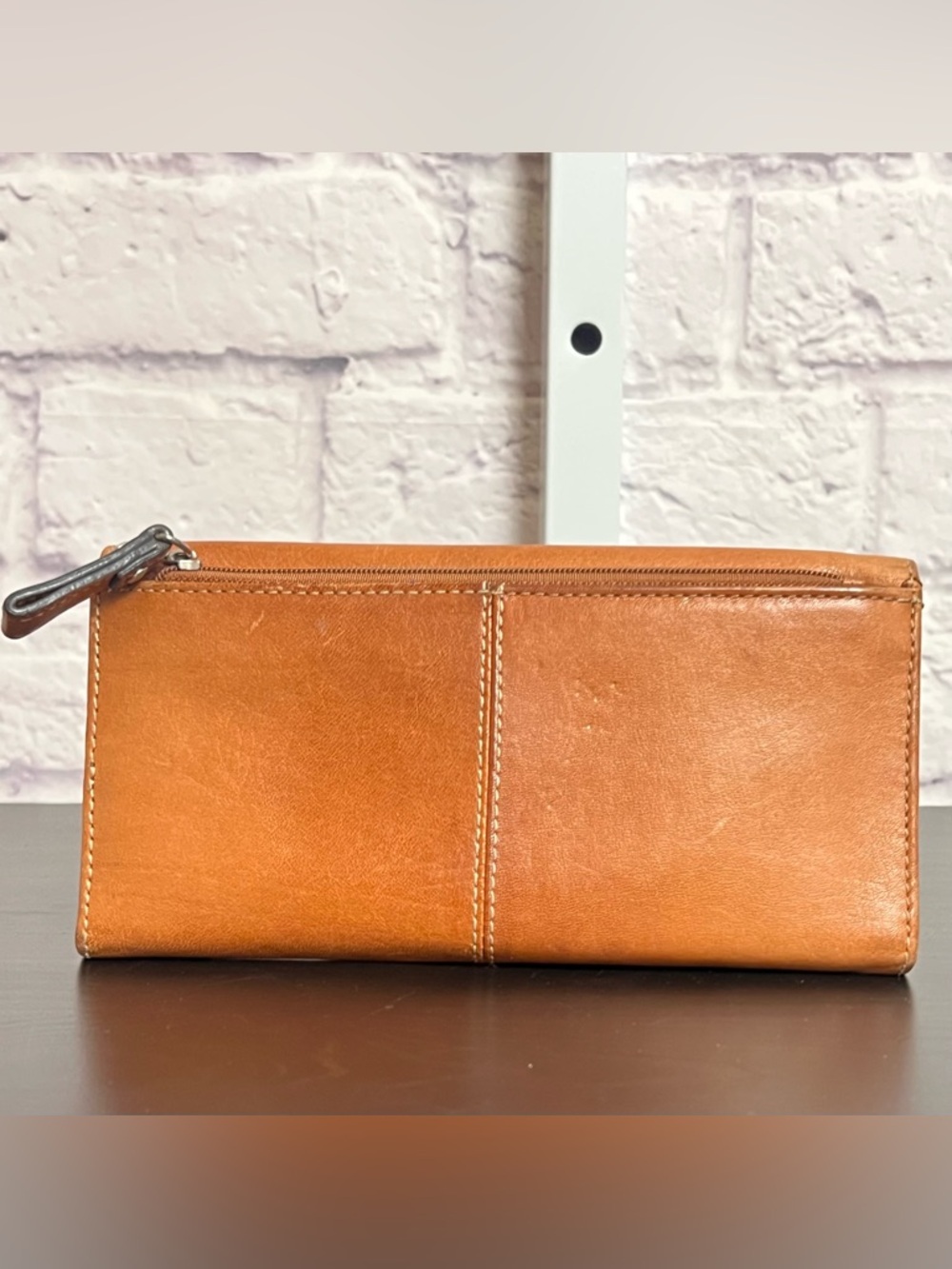 Fossil Genuine Leather Tri-Fold Wallet - Picture 5 of 14